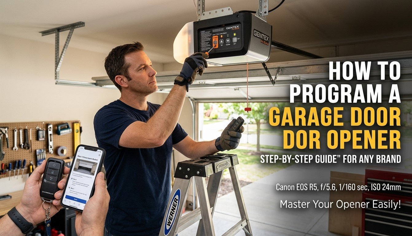 how to program a garage door opener